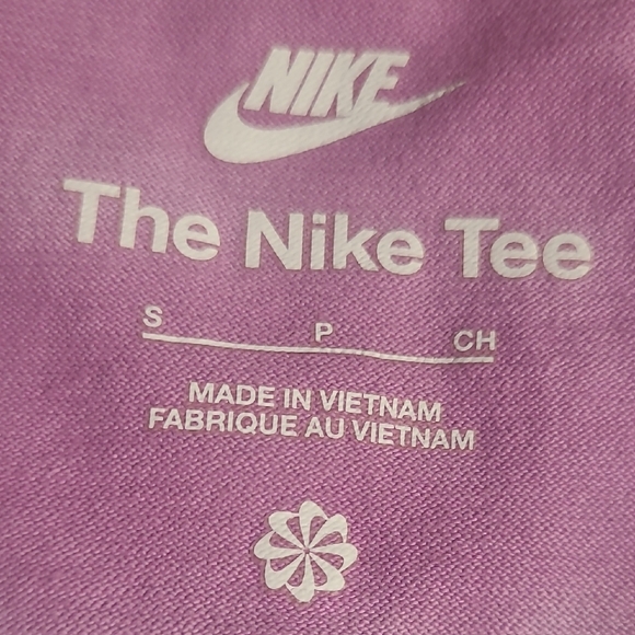 Nike Men's Purple Tie-Dye Long Sleeve Tee - Picture 5 of 7